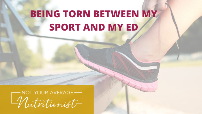 BEING TORN BETWEEN MY SPORT AND MY ED