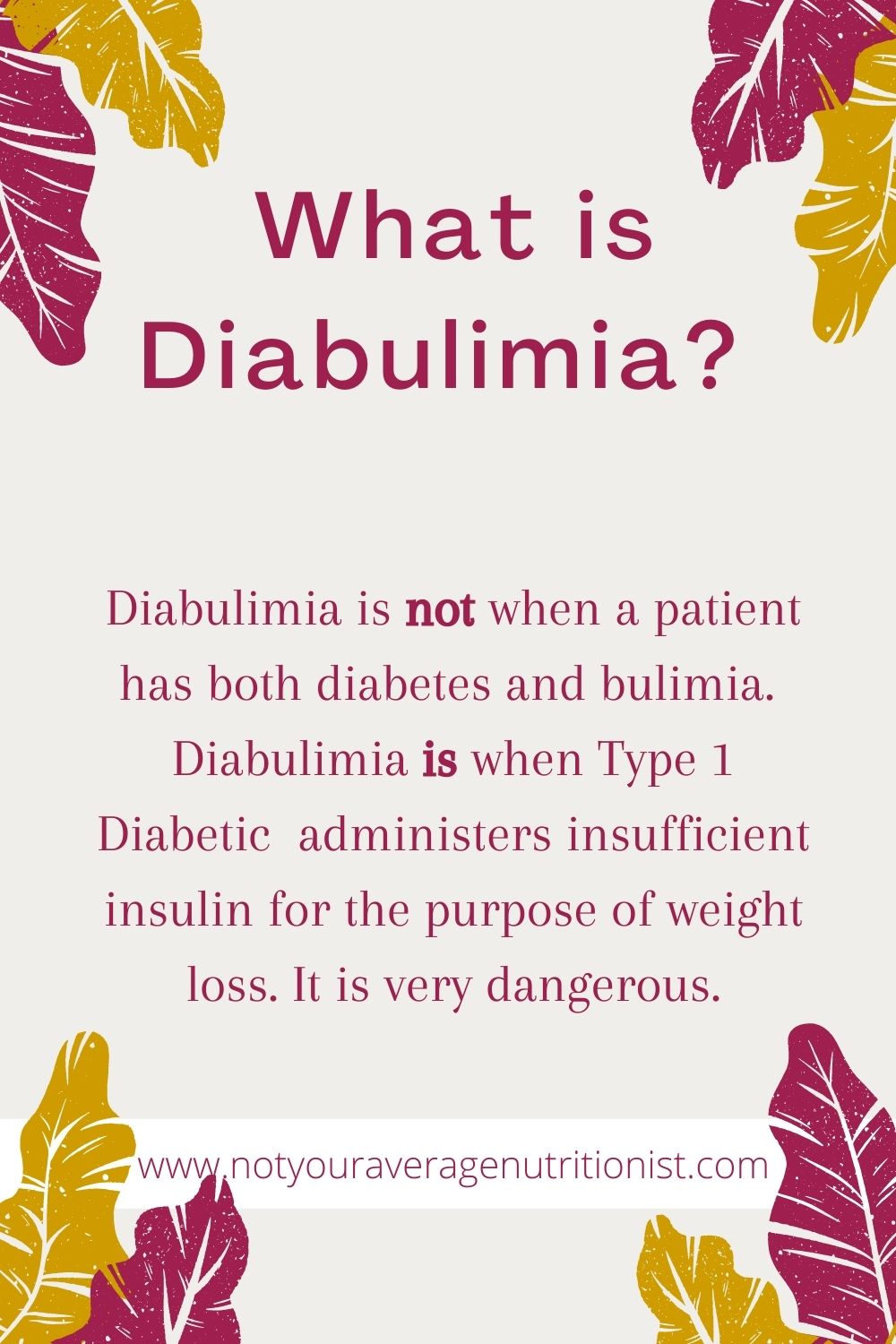 Understanding Diabulimia