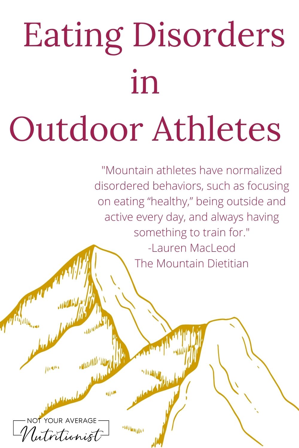 Disordered Eating in the Outdoor Industry: The Mountain Dietitian Lauren MacLeod